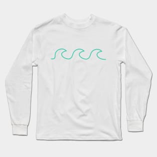 Cute simple Wave Long Sleeve T-Shirt